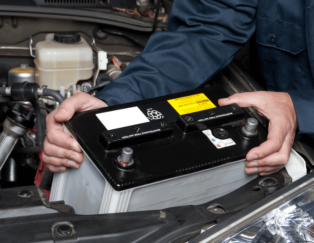 Vehicle batteries replacement